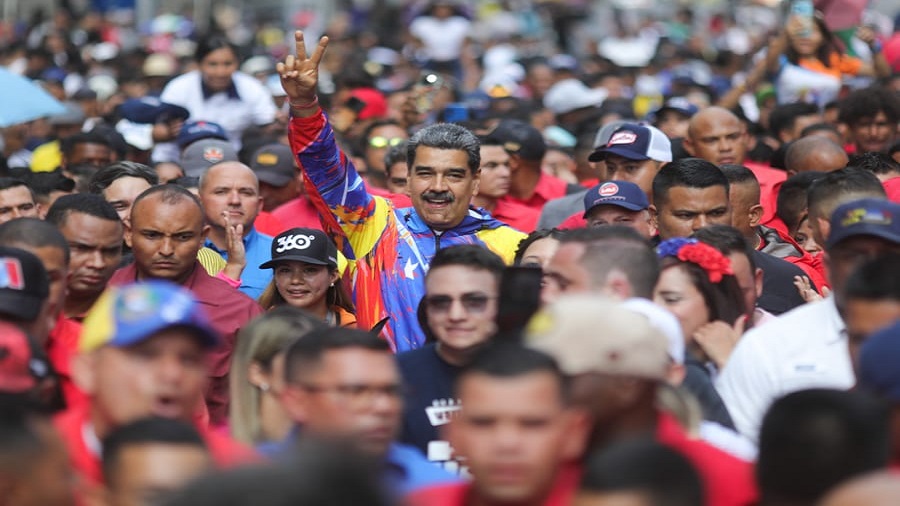 (+Video) Presidente Maduro se suma a la caminata de la juventud contra las sanciones imperiales 