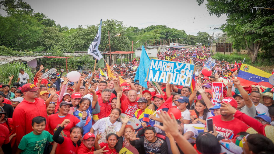 Diosdado Cabello participó en movilización en el municipio Atures, Amazonas