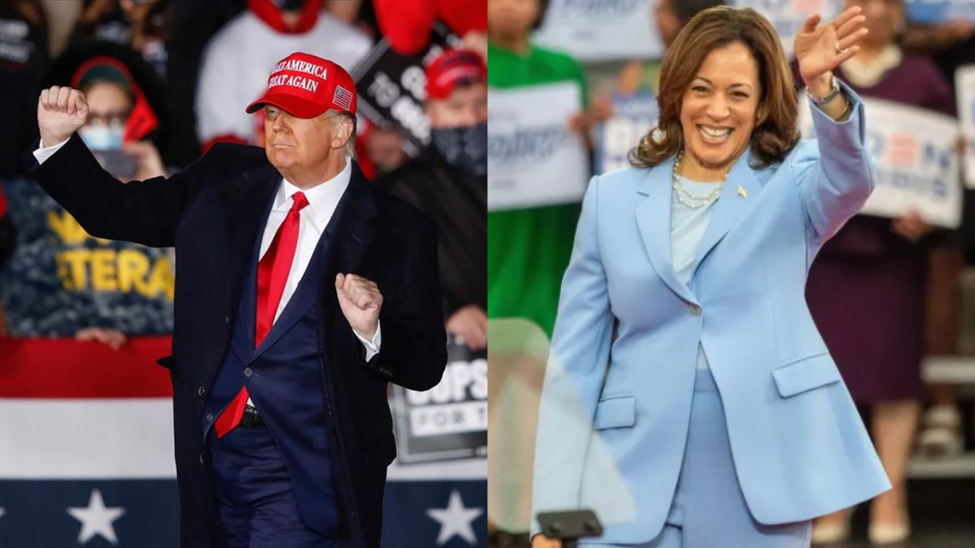 Harris vs. Trump: Así de enfrentados parten en los puntos clave a horas ...