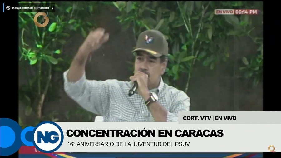 Presidente Maduro en acto por aniversario de la JPSUV (Cortesía)