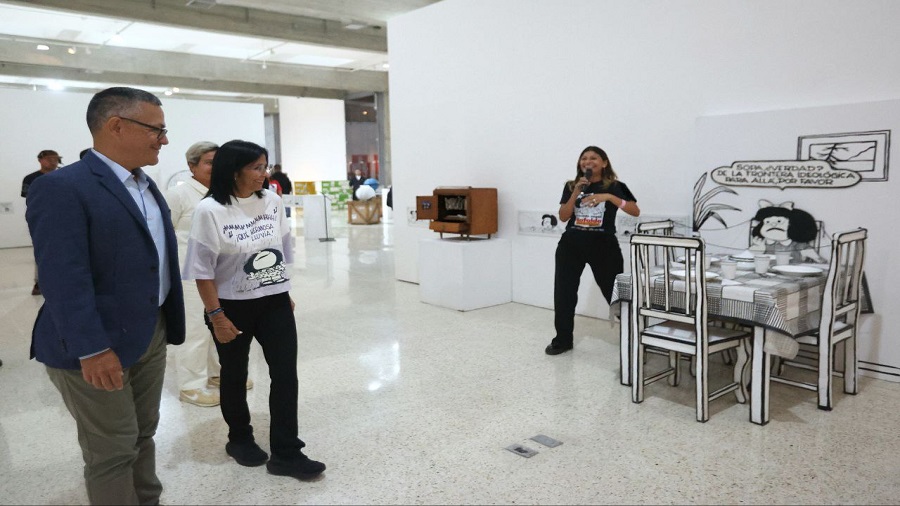 Inauguran exposición interactiva de Mafalda  en la Galería de Arte Nacional 