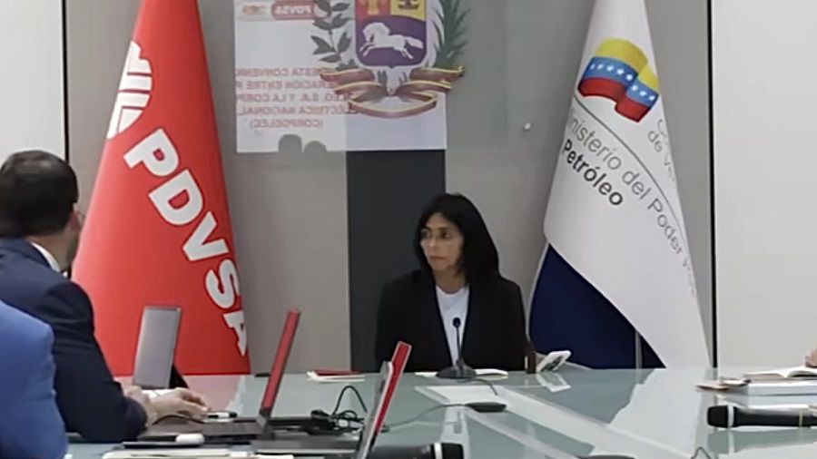 Vicepresidenta Rodríguez sostuvo reunión con la junta directiva de Pdvsa (Cortesía)