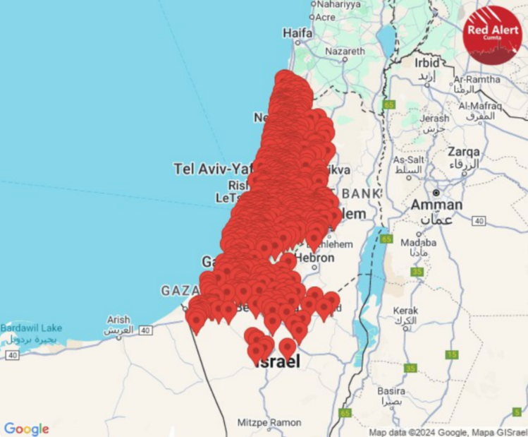 Irán responde con un ataque con misiles sobre Tel Aviv