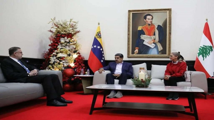 El presidente Maduro recibió en Miraflores al Embajador del Líbano (Prensa Presidencial)