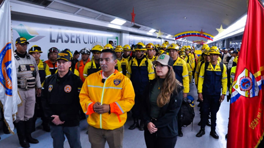 Bomberos venezolanos combatieron seis incendios y rescataron 100 especies de fauna en Bolivia