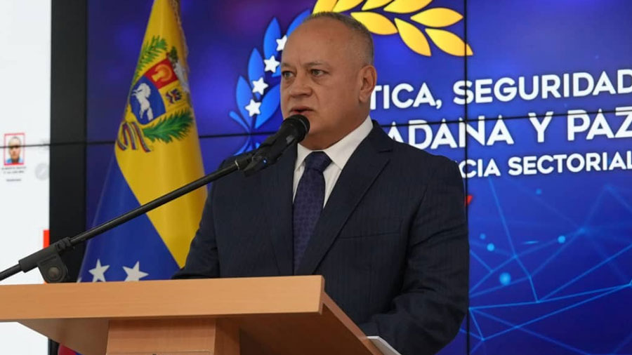 Vicepresidente sectorial para la Seguridad Ciudadana y Paz, Diosdado Cabello Rondón