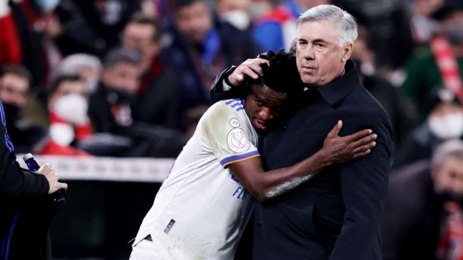 Vinicius y Ancelotti