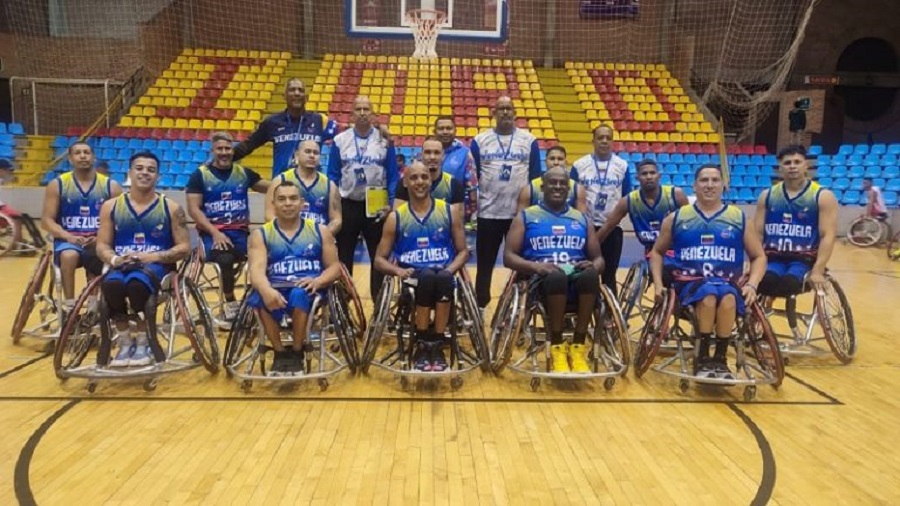 Selección criolla de baloncesto en silla de ruedas (Cortesía)