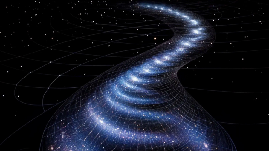 Descubren la primera lente gravitacional doble el extraño zigzag de