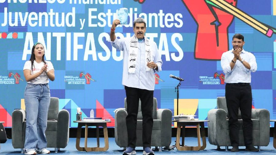 Maduro en la clausura Congreso Mundial de la juventud y estudiantes antifascistas