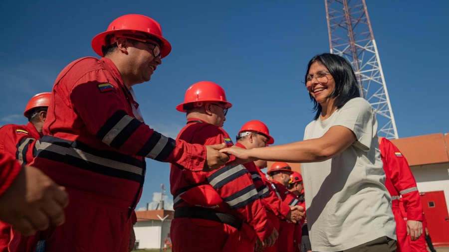 Ministra de Petróleo, Delcy Rodríguez