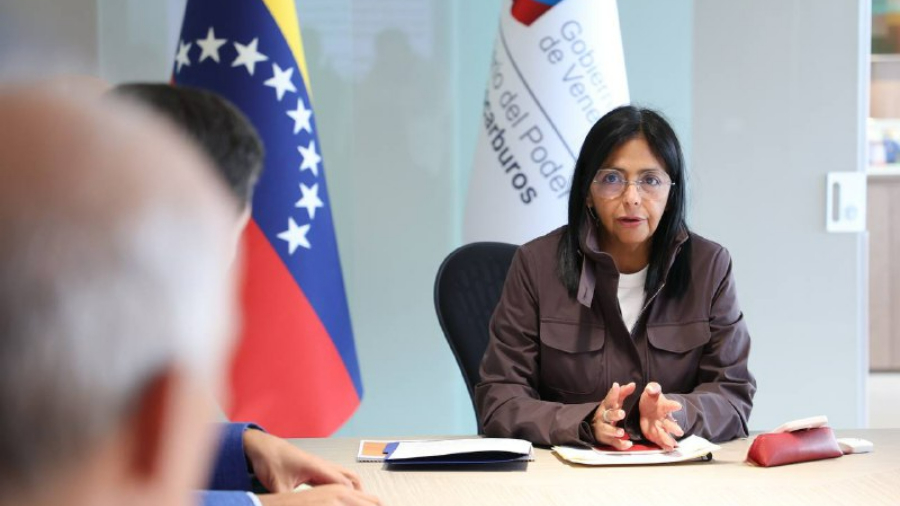 Cortesía. Vp. Delcy Rodríguez en reunión con vicepresidentes sectoriales. 