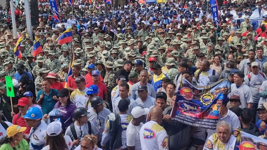Chavismo se moviliza en apoyo al Presidente Maduro y defensa de la ...