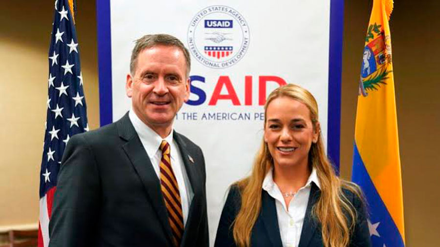 lilian.Lilian Tintori desvió 256 millones de dólares de los fondos de USAID