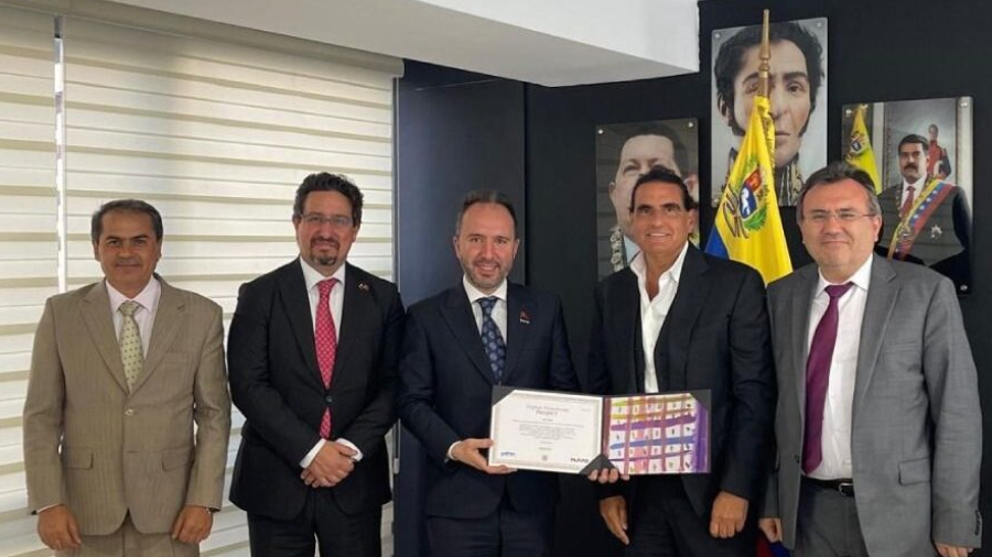 Ministro Alex Saab se reúne con empresarios turcos