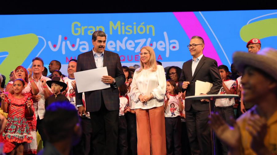 Presidente Maduro en la inauguración de la Gran Misión Viva Venezuela en 2024