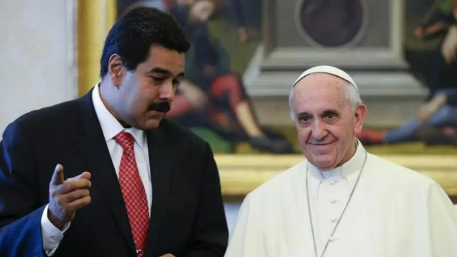 Archivo. Presidente Nicolás Maduro - Papa Francisco (2016)