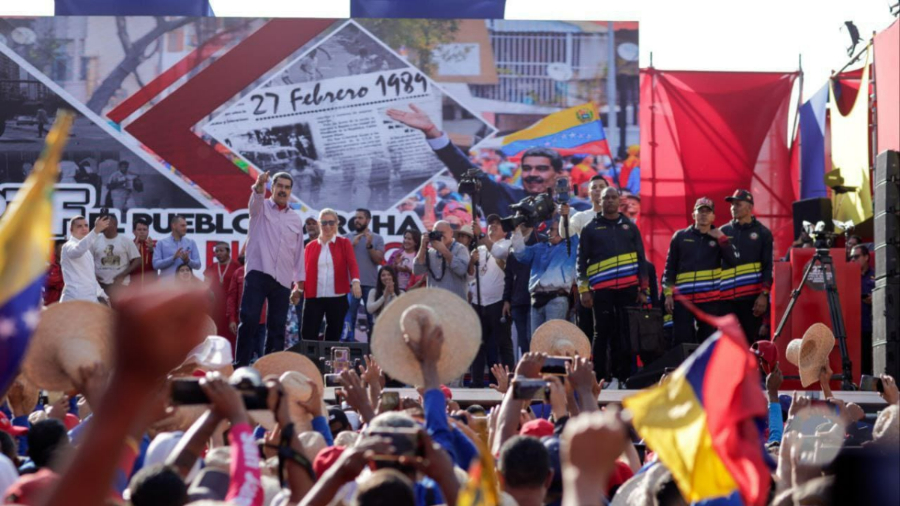 Cortesía. Presidente Nicolas Maduro, acto 36  aniversario de el 