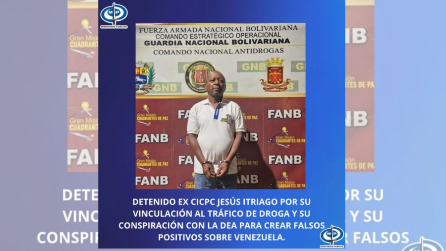 Cortesía. Detenido Jesús Itriago Cortesía. Detenido Jesús Itriago