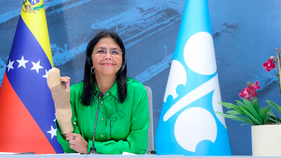 Ministra de Hidrocarburos, Delcy Rodríguez