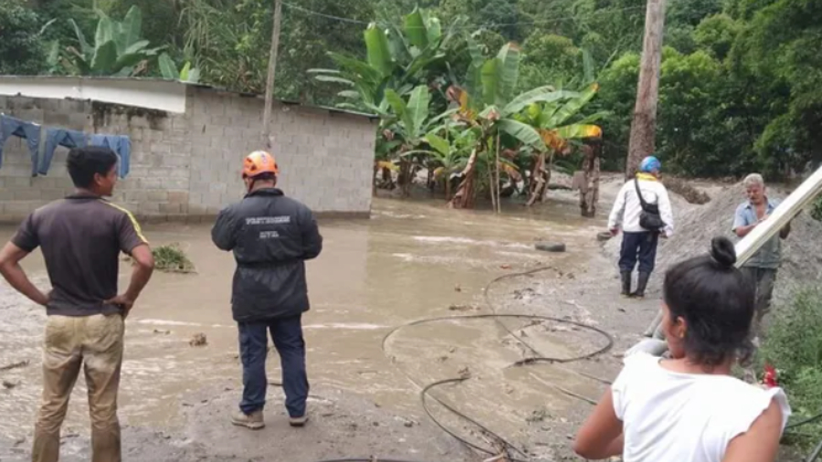 Cortesía. Afectación cableados, por lluvias, en Juan Ignacio Montilla del municipio Valera, Trujillo