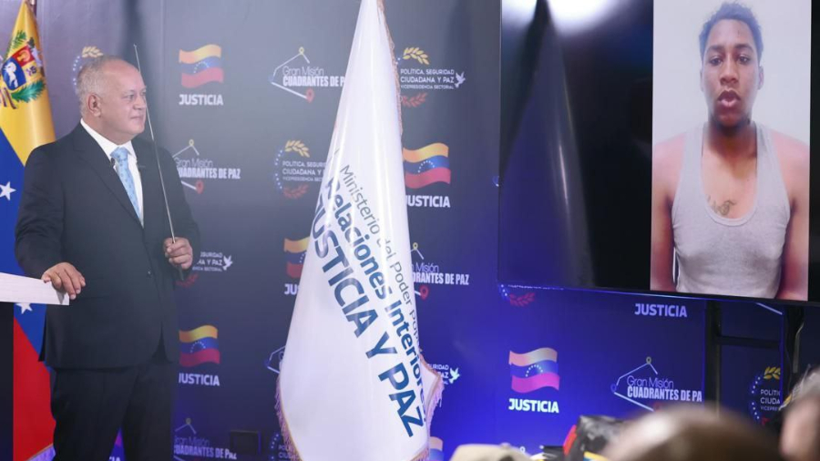 Cortesía. Ministro de Interior, Justicia y Paz, Diosdado Cabello