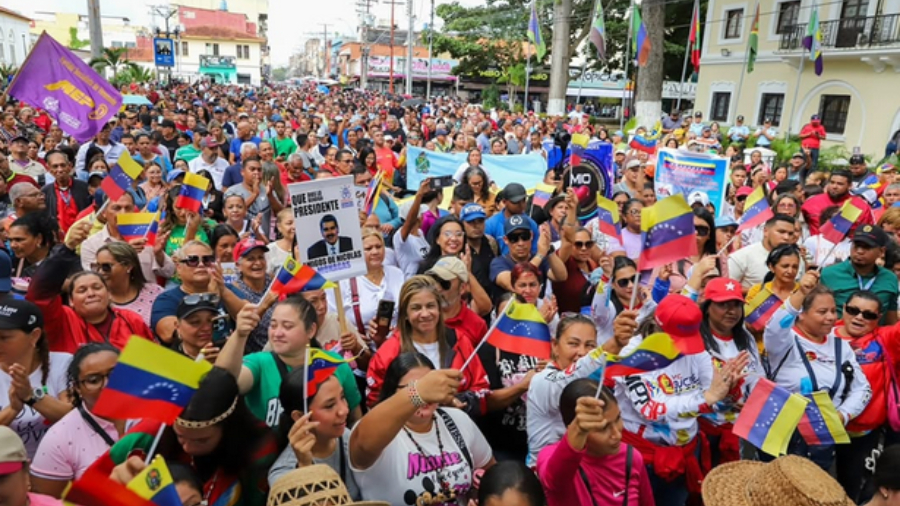 Cortesía. Marcha antiimperialista