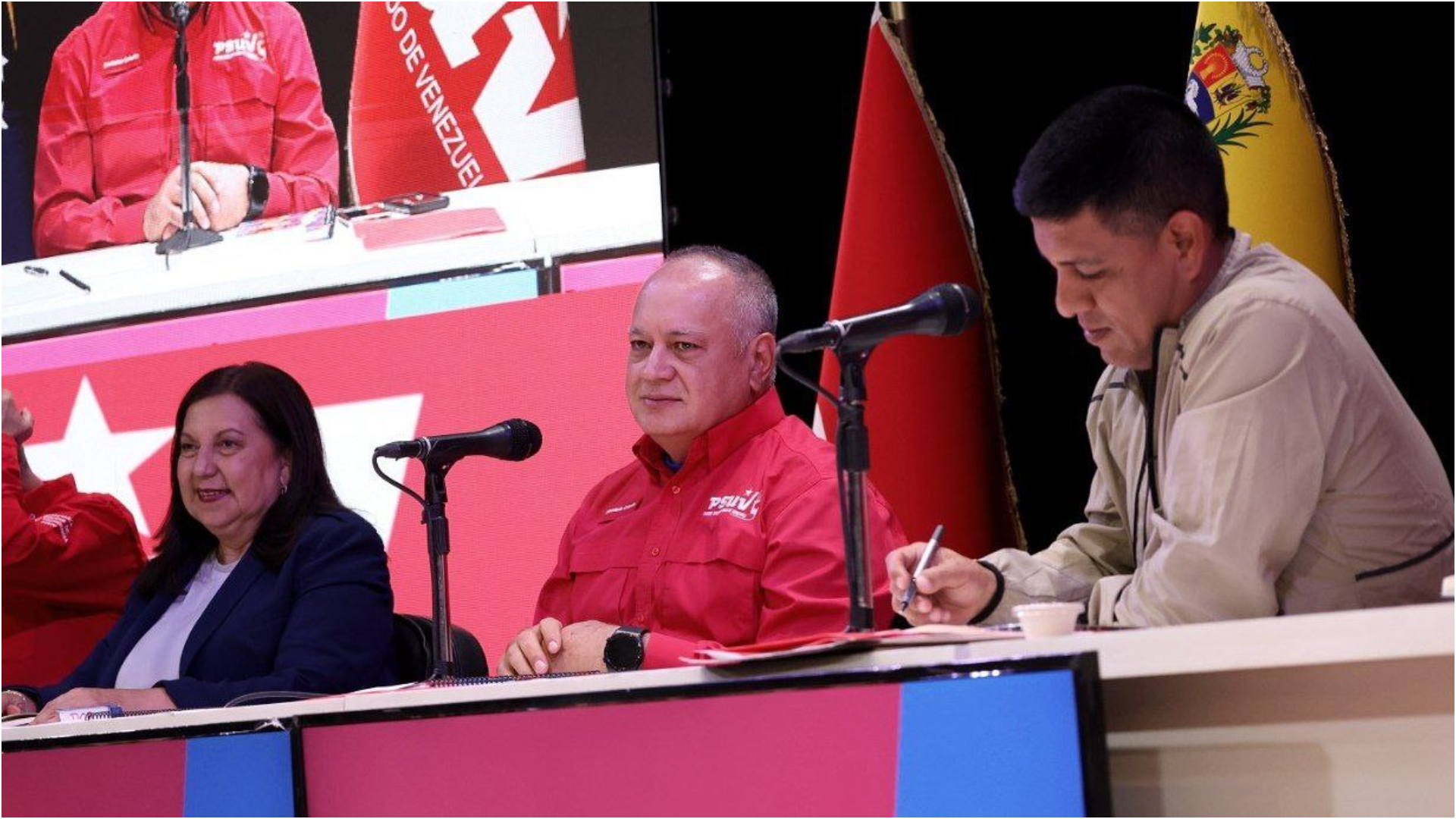 Rueda de Prensa del PSUV (Cortesía)