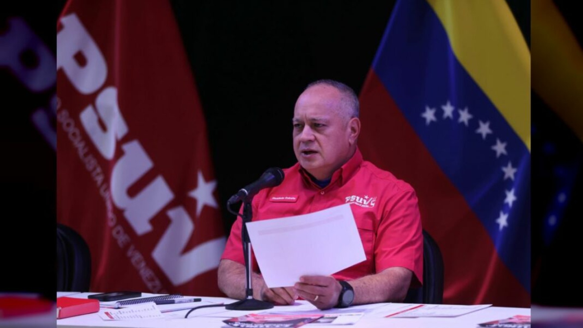 Diosdado Cabello, hizo un llamado a mantener la calma (Cortesía) Diosdado Cabello, hizo un llamado a mantener la calma (Cortesía)
