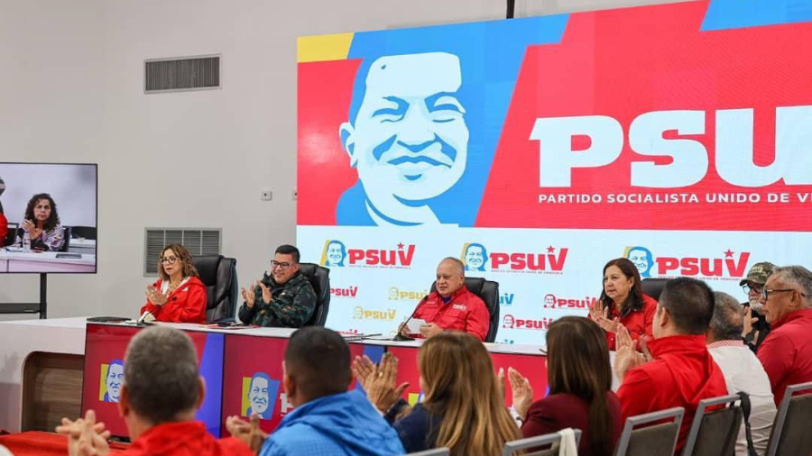 Cortesía. Rueda de prensa semanal del PSUV Cortesía. Rueda de prensa semanal del PSUV