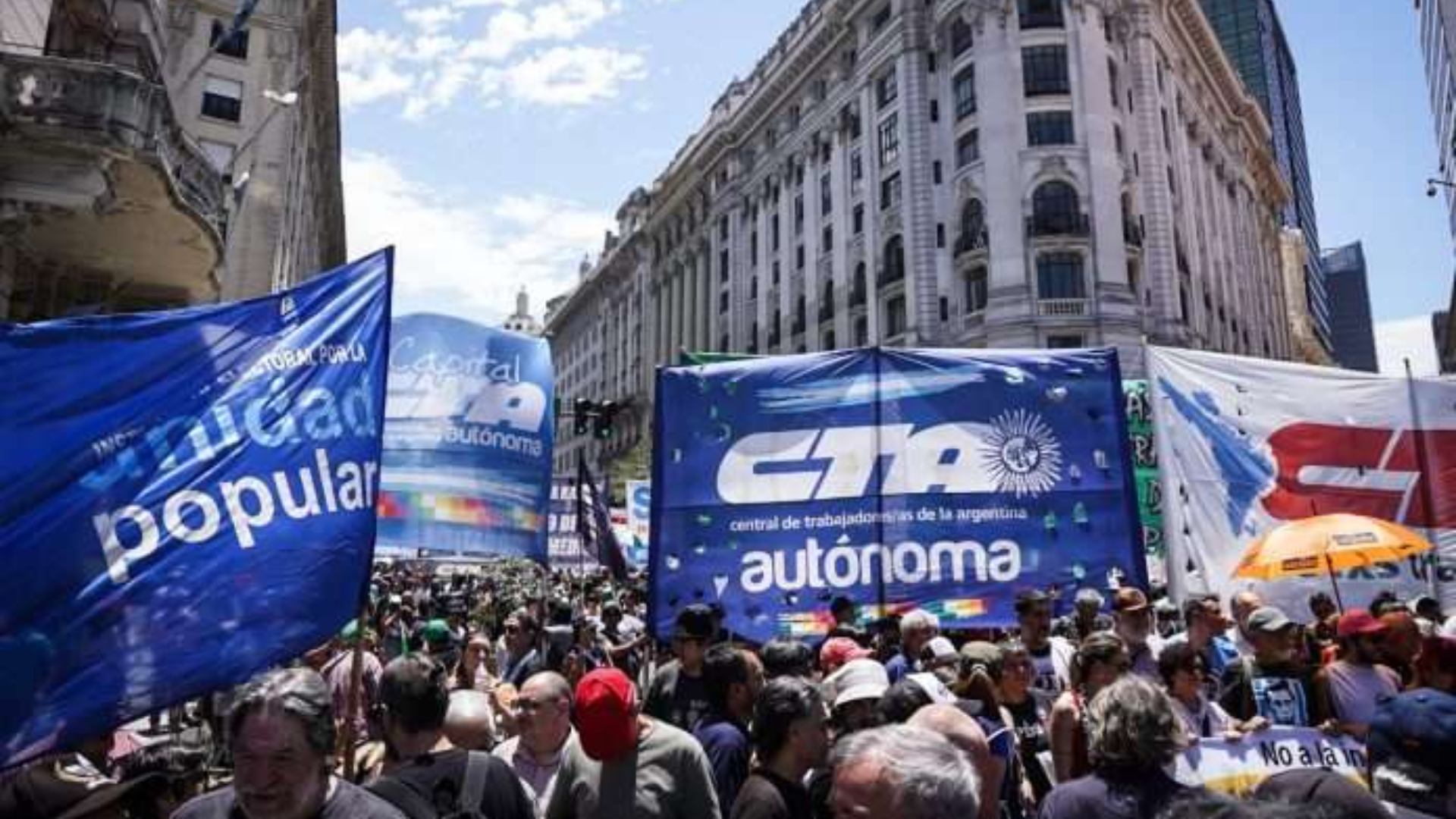 Protesta en Argentina