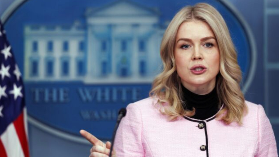 La portavoz de la Casa Blanca Karoline Leavitt