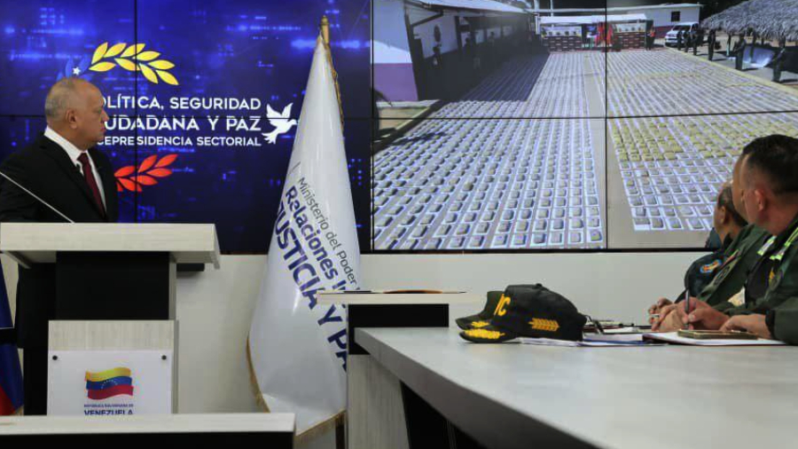 Diosdado Cabello, ministro de Relaciones Interiores, Justicia y Paz 