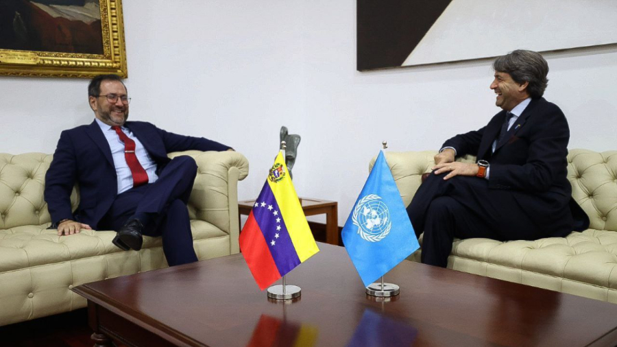 Canciller Gil sostuvo reunión con Coordinador Residente de la ONU para ...