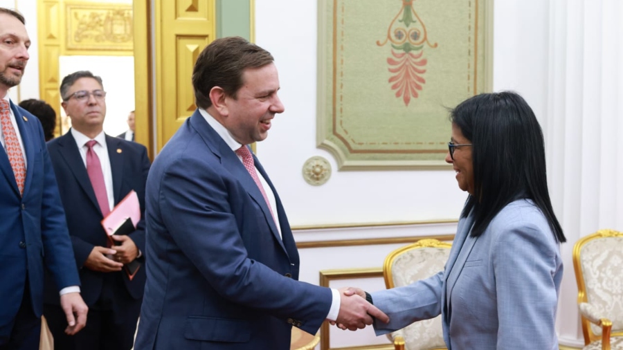 Presidenta encargada se reúne con directivos de Shell para evaluar proyectos gasíferos