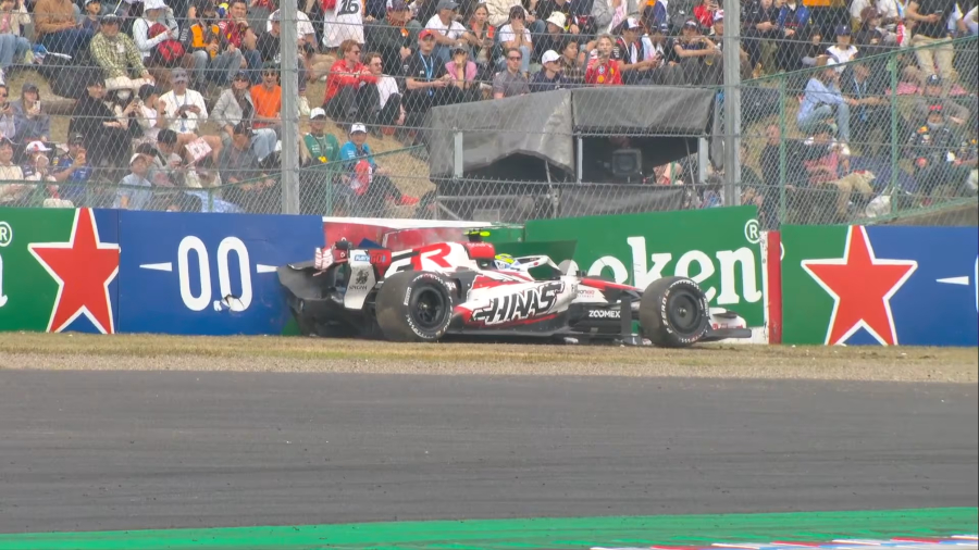 El primer accidente del año en F1 El primer accidente del año en F1