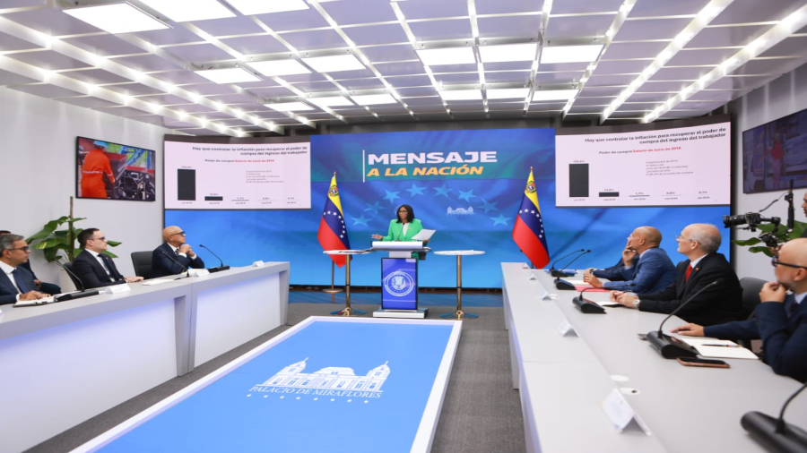 Delcy en mensaje a la nación