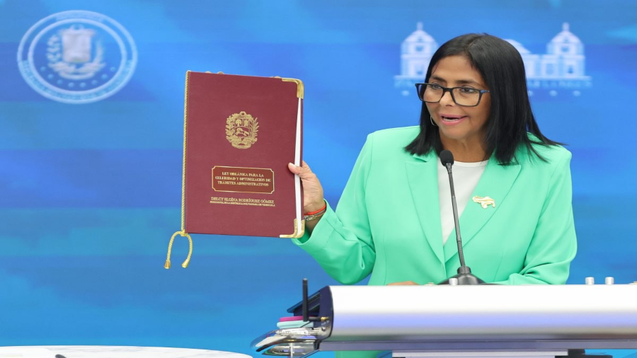 Delcy en Comisión para clasificar activos estratégicos