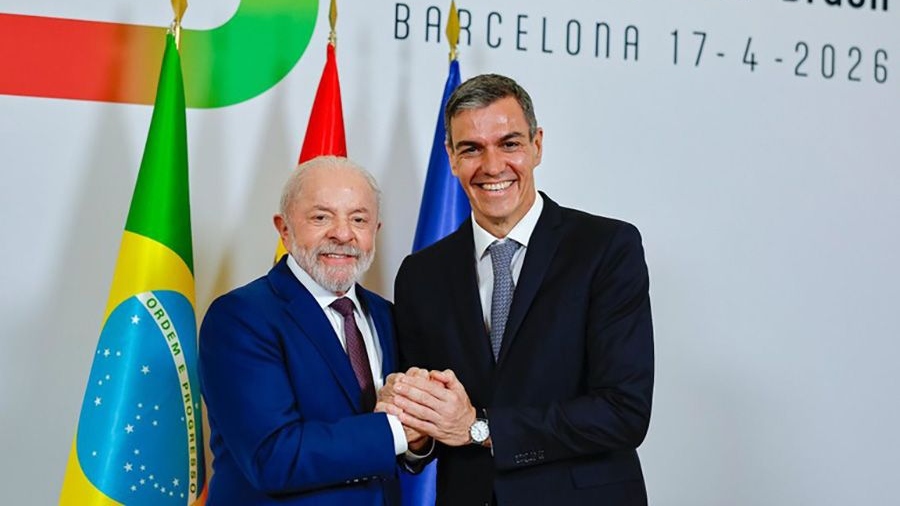 Presidentes Luiz Inácio Lula da Silva y Pedro Sánchez