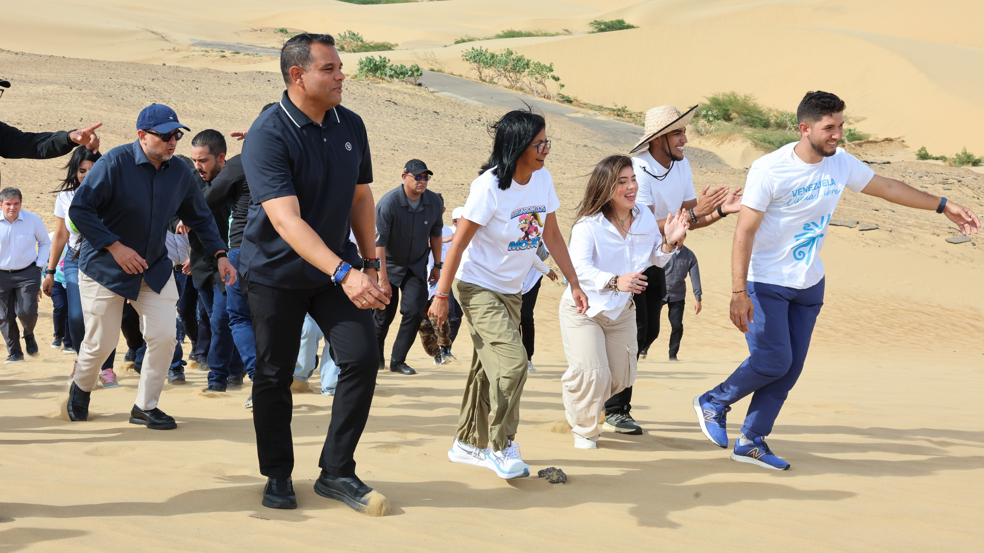 Delcy Rodríguez en Falcón (Cortesía)