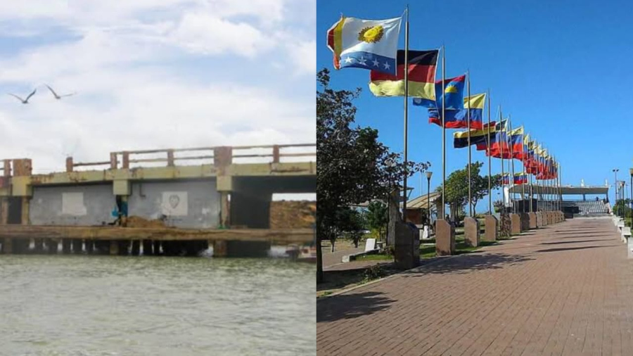 Muelle Muaco y paseo Francisco de Miranda, Falcón