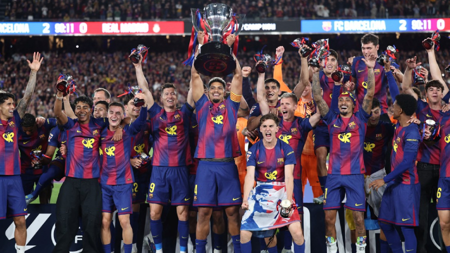 Barcelona FC campeón de la Liga española por segundo año consecutivo y 29ª vez en su historia
