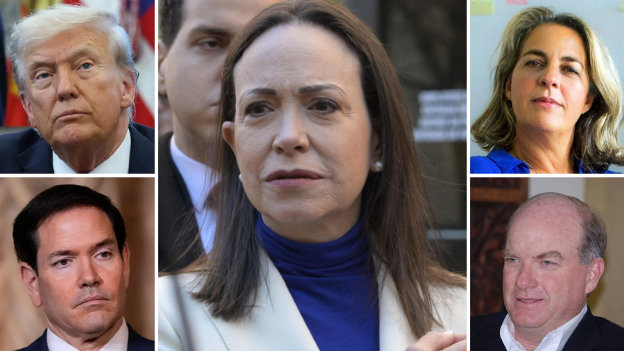 María Corina Machado y entorno enfrentado