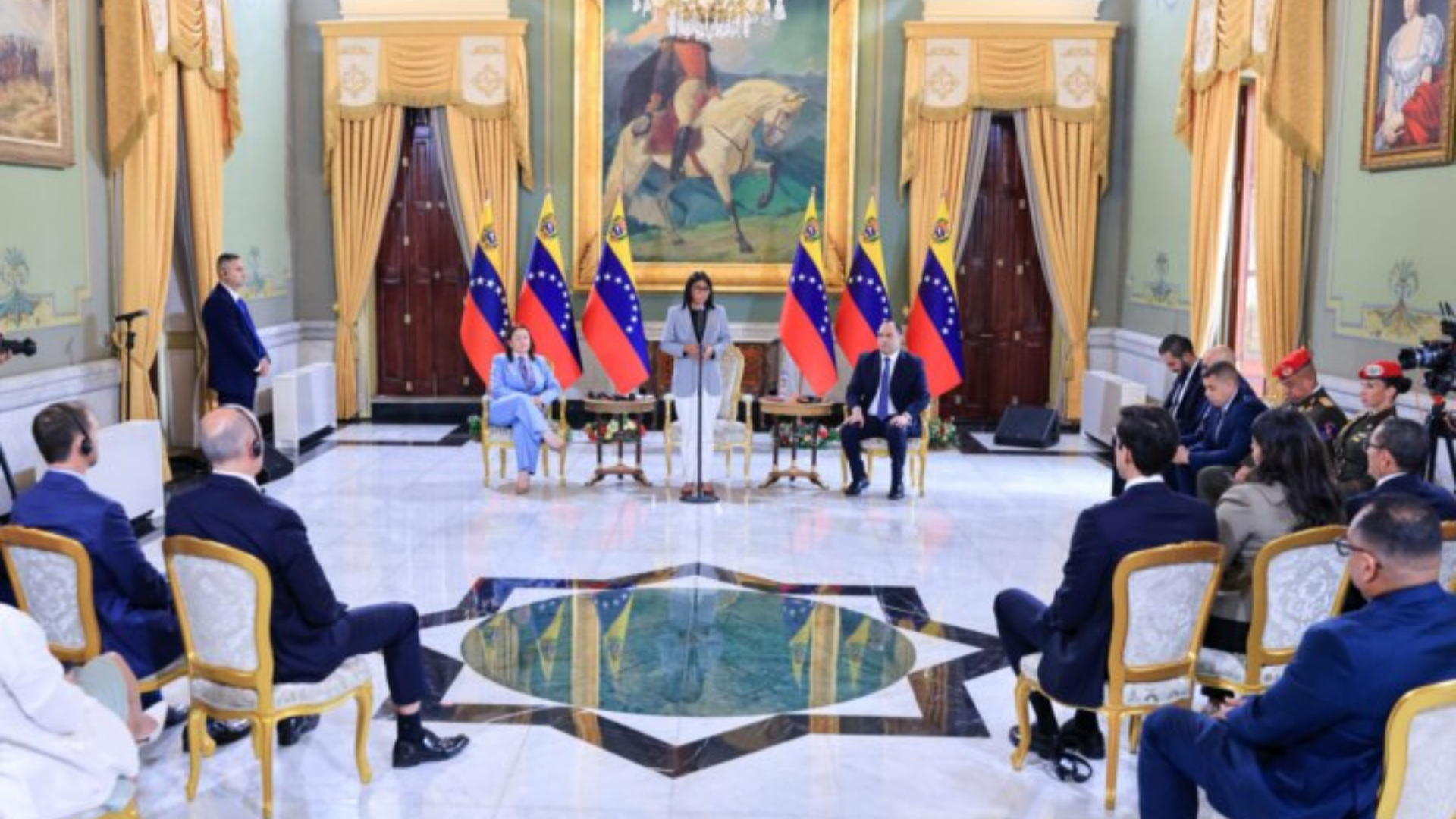 Delcy Rodríguez claims that alliance with Shell will position Venezuela as world gas exporter