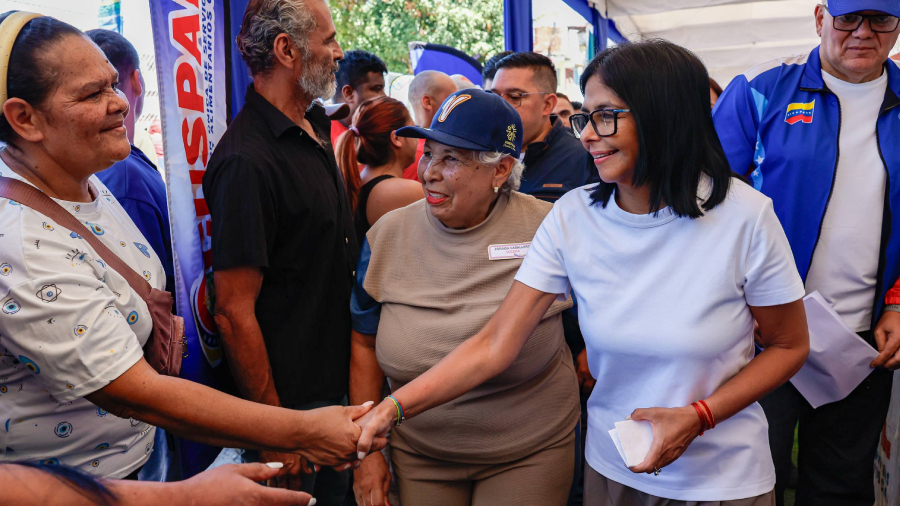 Delcy Rodríguez: Over half a million tons of food distributed in five months and protein consumption grows 9%