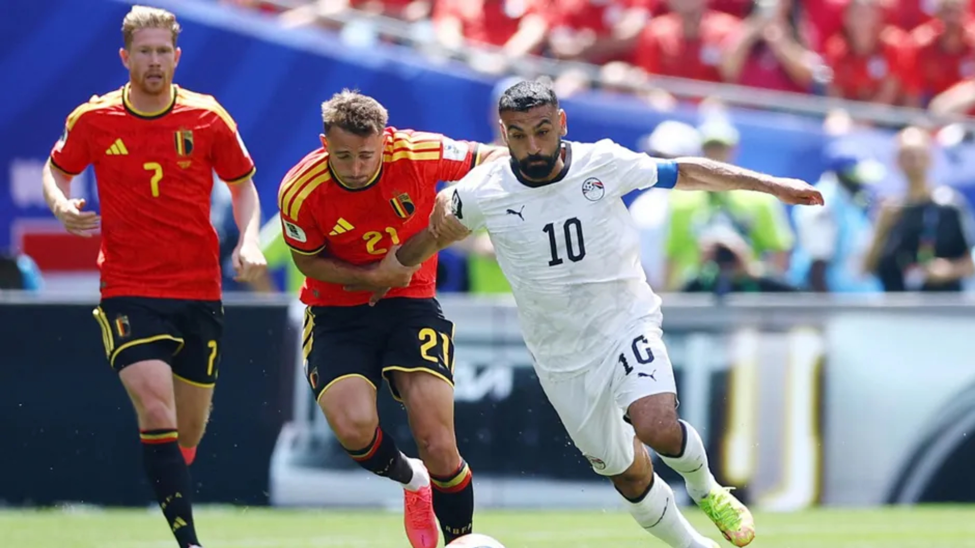 Bélgica empata 1-1 con Egipto (Cortesía)