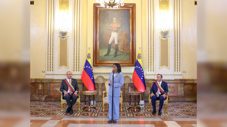 Delcy Rodríguez ratificó que Venezuela no reconocerá jurisdicción de la CIJ en disputa por el Esequi Delcy Rodríguez ratificó que Venezuela no reconocerá jurisdicción de la CIJ en disputa por el Esequi
