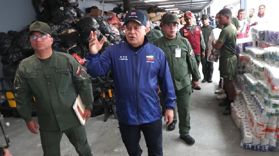 Ministro de Interior, Justicia y Paz, Diosdado Cabello Ministro de Interior, Justicia y Paz, Diosdado Cabello