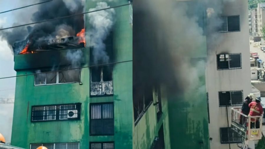 Incendio registrado este lunes afecta empresa de cosméticos en zona industrial de Palo Verde