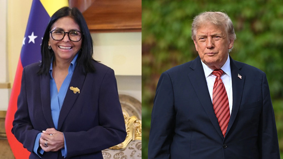 Trump se reunirá con Delcy Rodríguez el martes en Nueva York, anuncia la Casa Blanca
